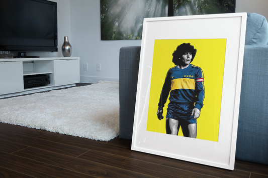 Football Art Yellow